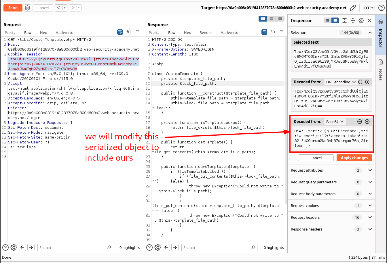 Insecure deserialization