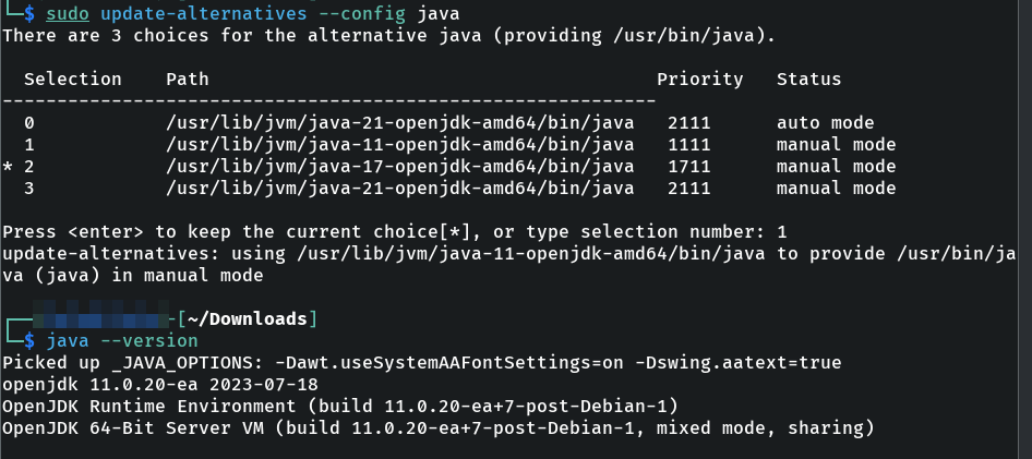 java