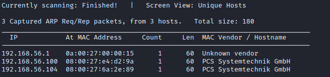 Victim's machine IP