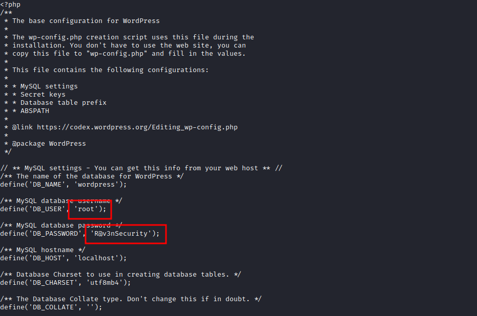 Root credentials